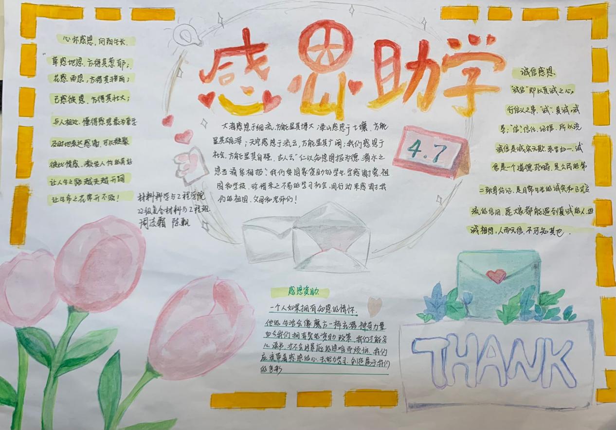 材料科学与工程学院 周凌霜 陈飘